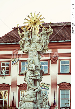 Holy trinity column, Brno, Moravia, old filter Holy trinity column, Brno, Moravia, old filter 33480781