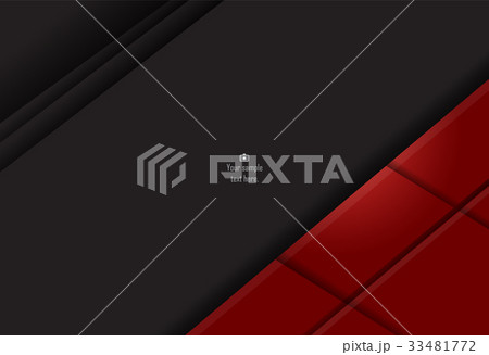 Red and black abstract material design background Red and black abstract material design background 33481772