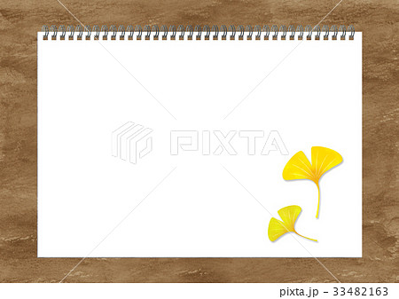 イチョウとスケッチブック 33482163