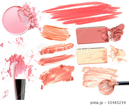 collection of make up product, brush and powder collection of make up product, brush and powder 33483239