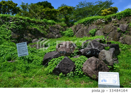 原城跡 破却された石垣 原城跡 破却された石垣 33484164