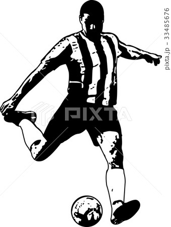soccer player sketch illustration 33485676