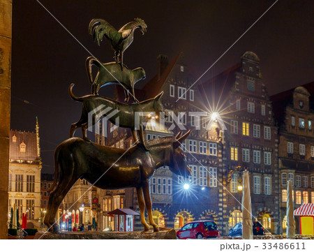 Bremen. The Bremen Town Musicians. Bremen. The Bremen Town Musicians. 33486611