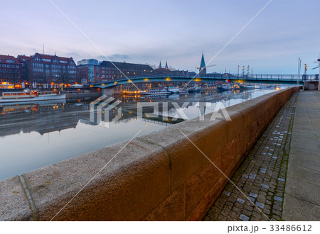 Bremen. Embankment Schliachte. 33486612