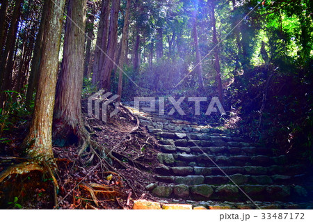 夏の山石段 夏の山石段 33487172