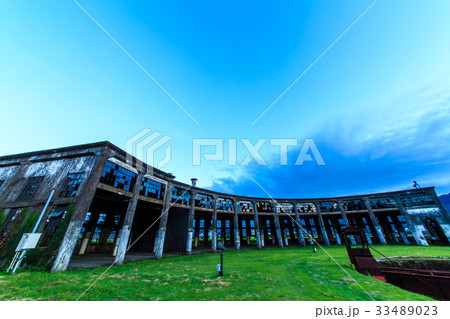 豊後森機関庫の日没後 豊後森機関庫の日没後 33489023