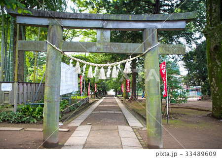 川越市　三芳野神社　参道 33489609