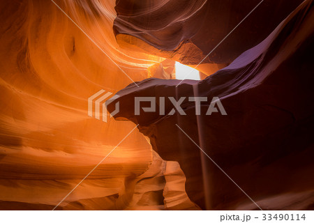 Beautiful texture of Antelope Canyon Beautiful texture of Antelope Canyon 33490114
