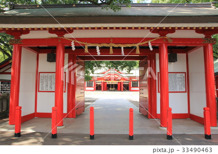 春日神社 大分市 の写真素材