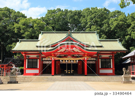 春日神社 大分市 の写真素材