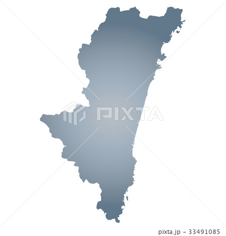 宮崎県地図 33491085