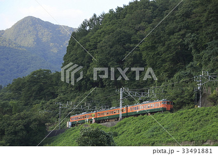 上越線高崎口の115系電車 33491881
