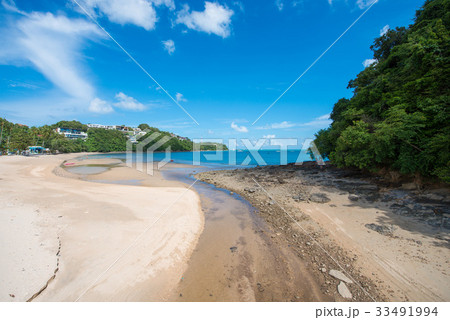 Beautiful tropical beach at Ao Yon beach, Phuket 33491994