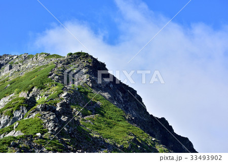 夏山イメージ　南アルプス北岳 33493902