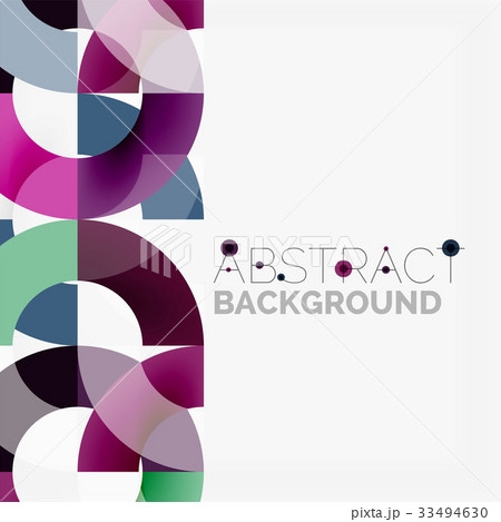 Colorful rings on grey background, modern 33494630