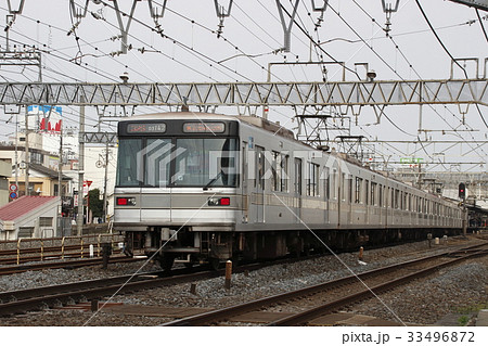 春日部駅前を行く、東京メトロ日比谷線03系 33496872