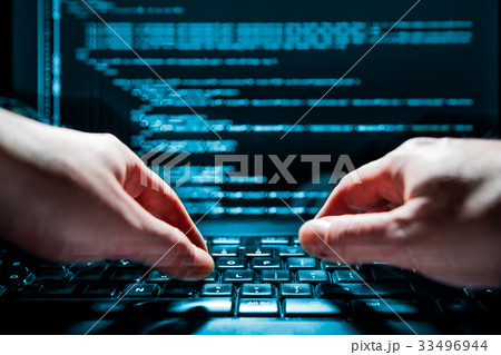 Computer crime concept Computer crime concept 33496944
