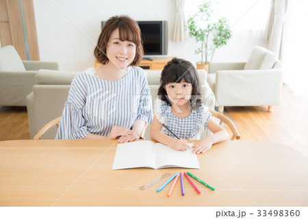 親子　勉強 33498360