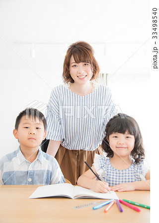 親子　勉強 33498540