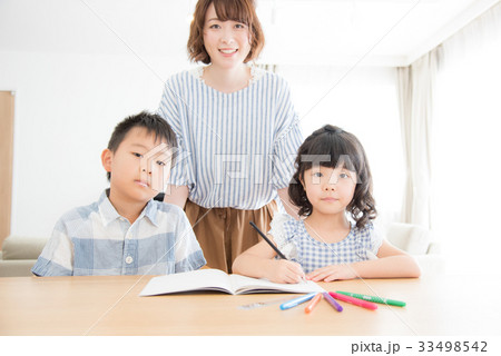 親子　勉強 33498542
