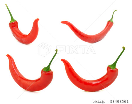 Chili pepper isolated on white background Chili pepper isolated on white background 33498561