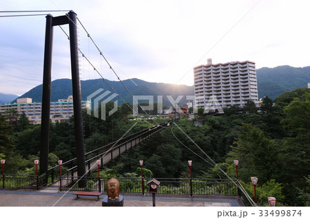 日光市　鬼怒川温泉　鬼怒楯岩大吊橋 33499874
