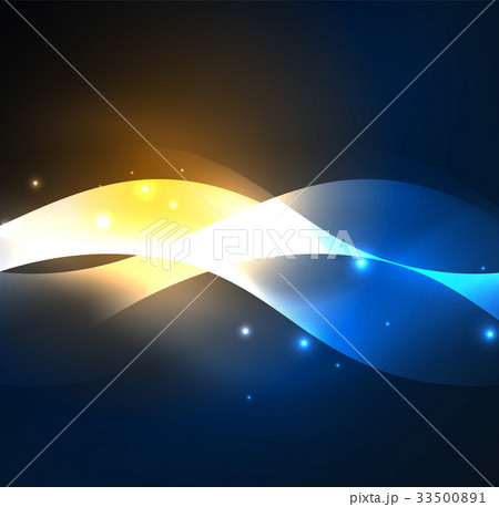 Illuminated neon waves Illuminated neon waves 33500891