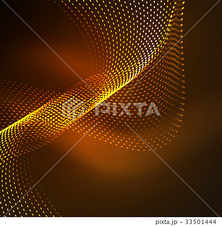 Vector wave particles background 33501444