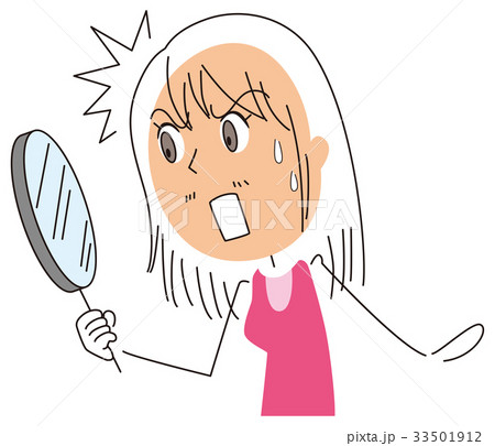 ヒゲが生えた女性 33501912