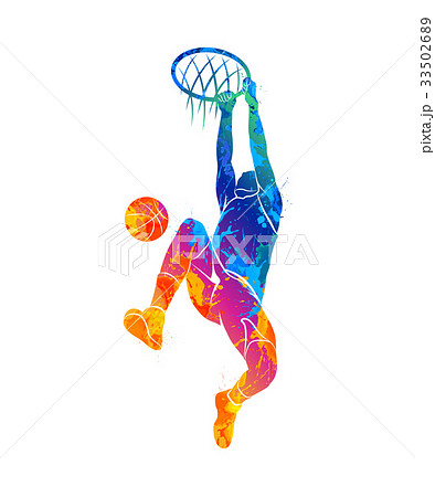basketball player, ball 33502689