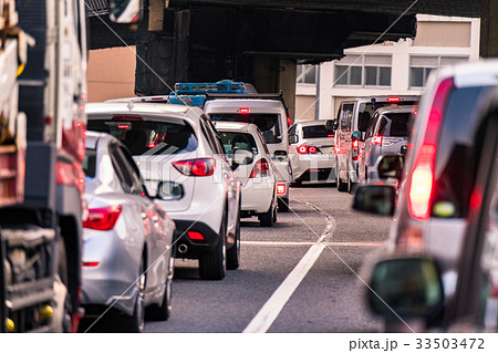 《東京都》渋滞の首都高速 33503472