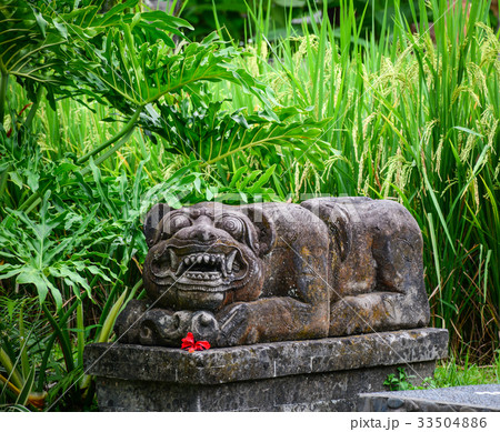Stone statue for decorations in Bali, Indonesia Stone statue for decorations in Bali, Indonesia 33504886