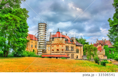 View of Lichtenstein Castle in Baden-Wurttemberg 33506541