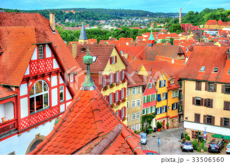 Typical houses in Tubingen - Baden Wurttemberg 33506560