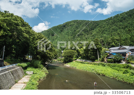 夏の高時川　滋賀県湖北地方 33506713