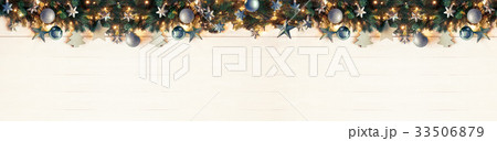 Turquoise Pamorama Christmas Banner 33506879