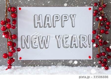 Label, Christmas Decoration, Text Happy New Year Label, Christmas Decoration, Text Happy New Year 33506886