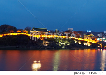 慶南 夜景 晋州城 33507953