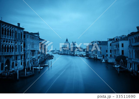 Venice Grand Canal night Venice Grand Canal night 33511690