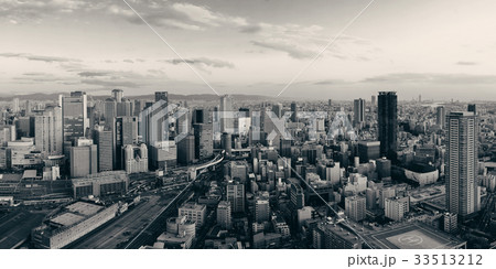 Osaka rooftop view Osaka rooftop view 33513212