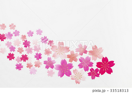 桜和紙のテクスチャの写真素材 桜和紙のテクスチャの写真素材