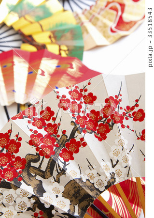 並べた扇子のパターン 並べた扇子のパターン 33518543