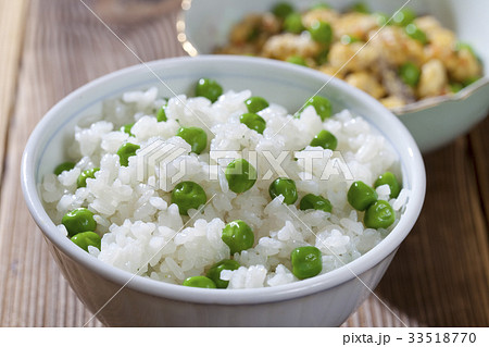 豆ごはんと卵とじ 豆ごはんと卵とじ 33518770