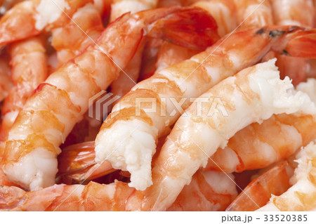 寿司ネタの海老調理 33520385