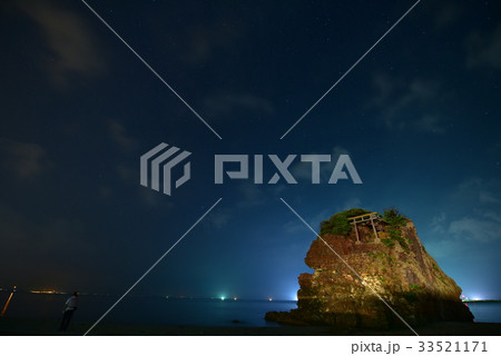 島根県出雲市の絶景100選　弁天島 33521171