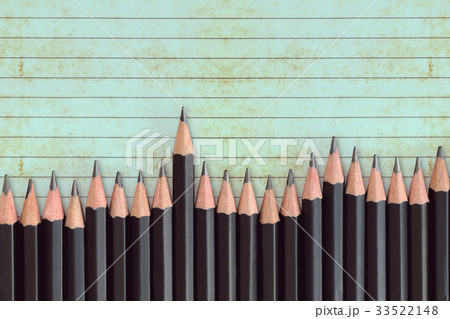black pencils on old paper with lines black pencils on old paper with lines 33522148