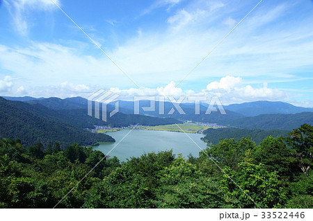 賤ケ岳山頂から見た余呉湖 賤ケ岳山頂から見た余呉湖 33522446