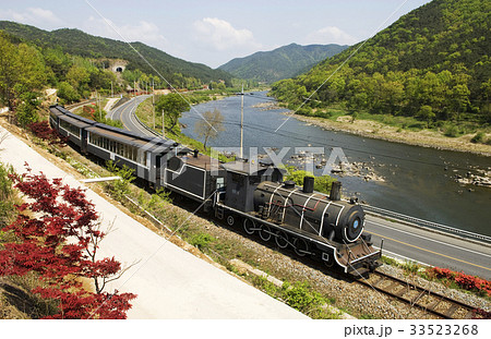 全羅南道 蒸気機関車 鉄道 33523268