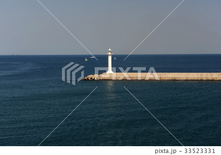 灯台 防波堤 済州島 33523331