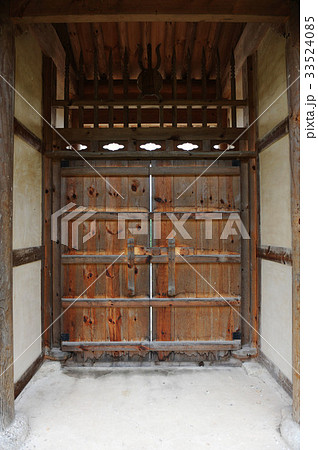 木材 伝統家屋 クローズアップ 33524085